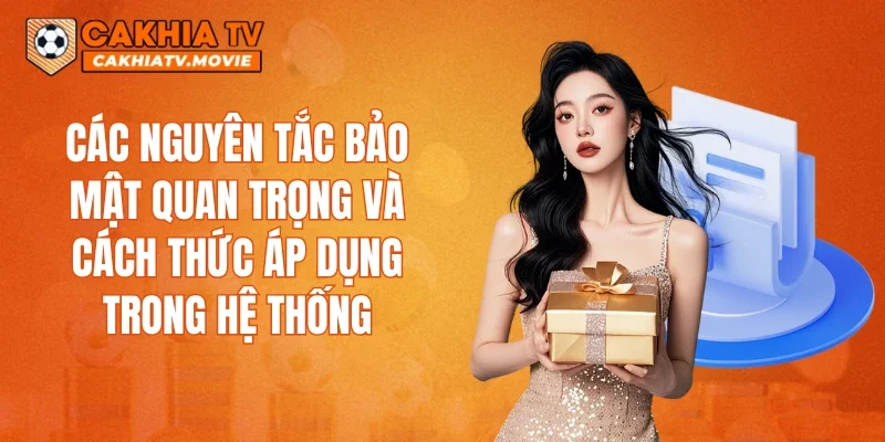 Các nguyên tắc bảo mật quan trọng và cách thức áp dụng trong hệ thống