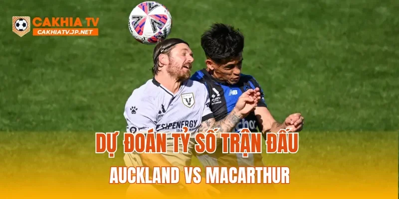 Dự đoán tỷ số trận đấu Auckland vs Macarthur