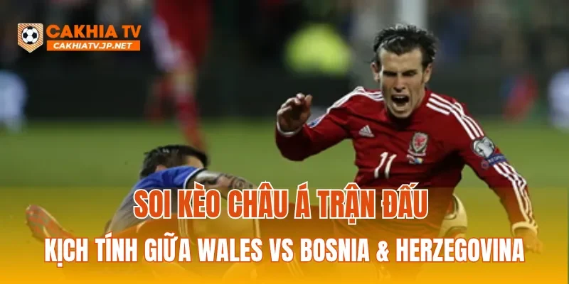 Soi kèo Châu Á trận đấu kịch tính giữa Wales vs Bosnia & Herzegovina