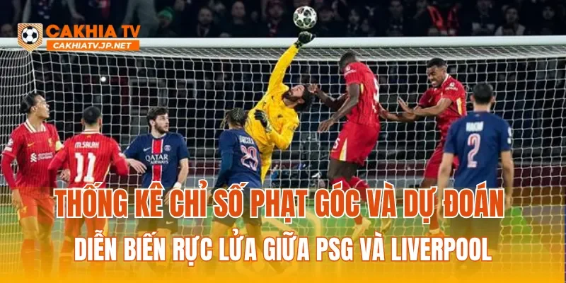 Thống kê chỉ số phạt góc và dự đoán diễn biến rực lửa giữa PSG và Liverpool