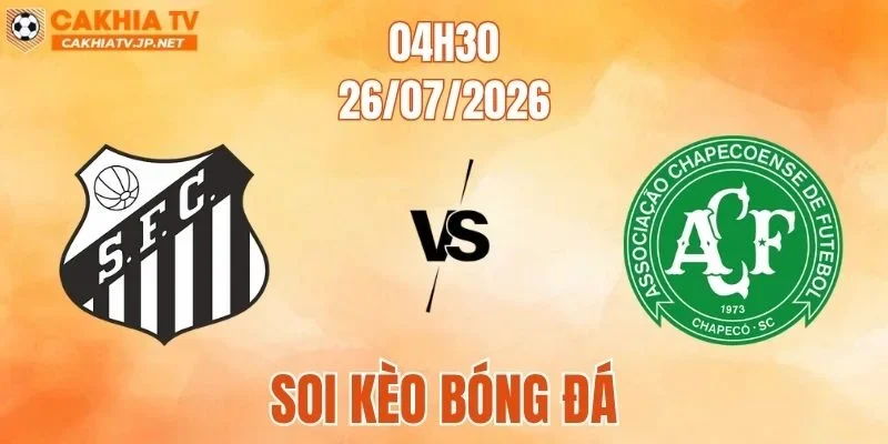 Santos vs Chapecoense-SC