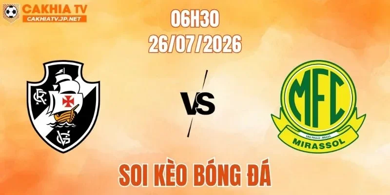 Vasco vs Mirasssol